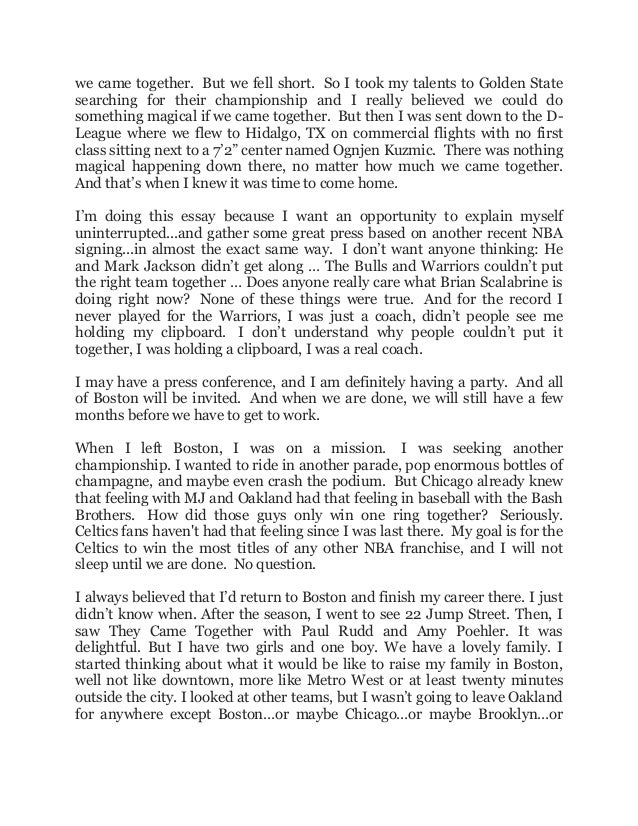 brian scalabrine essay brian scalabrine essay